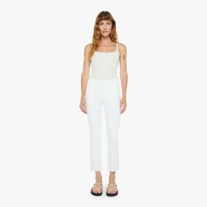 MOTHER The Insider Crop Step Fray in Fairest of them All Size 24